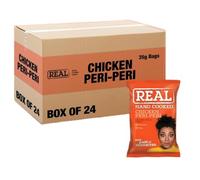Real Hand Cooked Potato Crisps With Bags Of Character (48 x 35g, Peri Peri Chicken)