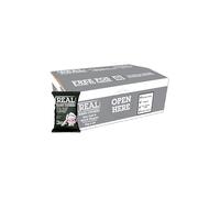 REAL Handcooked Crisps Sea Salt & Black Pepper - 24 x 35g Crispy Gourmet Potato Snack Packs