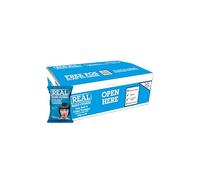 REAL Handcooked Crisps Sea Salt & Cider Vinegar - 24 x 35g Gourmet Crispy Potato Snack Packs, Tangy & Crunchy