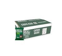 REAL Handcooked Crisps Strong Cheese & Onion - 24 x 35g Gourmet Crispy Potato Snack Packs, Bold & Savoury