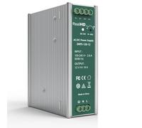 Real HD 120 Watts 12VDC 10Amp Industrial DIN Rail Power Supply Single Output (12V 120W), Size 1.7 x 4.8 x 5.1inch