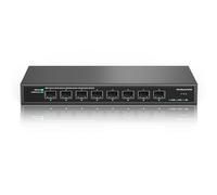 Real HD 8 Port 10Gb SFP+ Unmanaged Switch with 8 x 10 Gigabit SFP+ Ports | Multi-Gigabit 10G-2.5G-1G | Fanless | Plug & Play | Metal Casing NO Rack Mount | NO Jumbo Frames | 160G Bandwidth