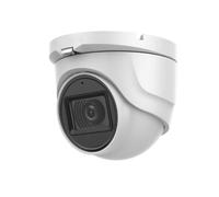 Real HD DS-2CE76H0T-ITMFS 5MP 4-in-1 Turbo Mini IR Dome Camera Outdoor/Indoor 2.8mm Fixed Lens Built in Mic ONLY Compatible with Hik Vision 4MP 5MP 8MP 4K TVI DVR