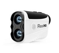Real HD Golf Rangefinder with Slope, 1,200 Yards Range Finder Golf, 7X Magnification with Magnet, Flag Lock Vibration, Rechargeable Laser Rangefinder for Hunting