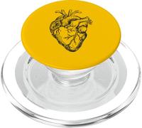 Real Heart Funny Human Anatomy Anatomical Cardiac Nurse PopSockets PopGrip for MagSafe