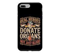 Real Heroes Donate Organs Not Just Blood Organ Donor Case for iPhone 7 Plus/8 Plus