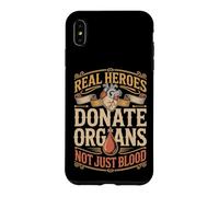 Real Heroes Donate Organs Not Just Blood Organ Donor Case for iPhone XS Max