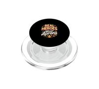 Real Heroes Wear Aprons Culinary Chef Cooking Kitchen PopSockets PopGrip for MagSafe
