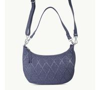 Real Hide Bags 'Wonder Weave' Navy Real Leather Woven Designer Shoulder Crossbody Bag