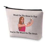 Real Housewives Makeup Bag RHOP TV Gift You're The Word On The Street Cosmetic Bag for Fans(Word On Street)