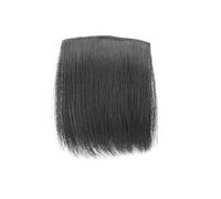 Real Human Hair Clip In Hair Extensions Clip On Bangs for Women Wispy Fringe Bangs Natural Hair Pieces for Daily Wear