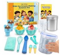 Real Ice Cream Maker Science Kit for Kids Age 5-12, STEM Educational Gift