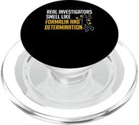 Real Investigators Smell Like Forensic Science PopSockets PopGrip for MagSafe