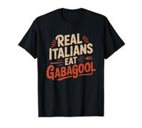 Real Italians Eat Gabagool Italian American Pride Slang T-Shirt