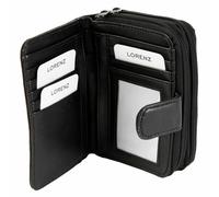 Real Ladies Nappa Leather Bi-Fold Purse Multiple Compartments and Slots