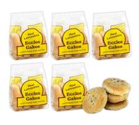 Real Lancashire Eccles Cakes - Bakery Fresh Cakes Eccles Cakes Chorley Cakes (5 x 200g, 20 cakes)
