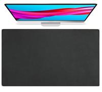 Real Leather Extended Desk Pad Mat, Large Mouse Mat for Office & Gaming, Durable Stylish Desk Writing Pad, for Home Office Protection and Decor(Black,70x30cm)