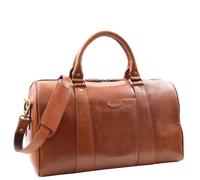Real Leather Holdall Large Size Duffle Bag Genoa Chestnut House of Leather Light Tan Large