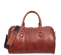 Real Leather Holdall Weekend Cabin Size Duffle Bag Cornwall Black House of Leather Tan Medium