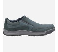 Real Leather Hush Puppies Mens Original Casual Smart Slip-On Comfort Shoes