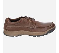 REAL LEATHER - Hush Puppies Mens Tucker MEMORY FOAM Lace Up Smart Comfort Shoes