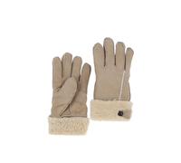 Real Leather Sheepskin Gloves Fenland England Beige M/L