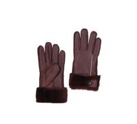 Real Leather Sheepskin Gloves Fenland England Burgundy M/L