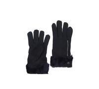 Real Leather Sheepskin Gloves Fenland England Dark Navy M/L