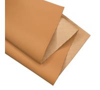 Real Leather Sheets | Full Grain Tooling Leather | 1.3-1.5mm Thick | Cowhide Leather Sheet for Leathercrafts, Repairing and Home Decor by Kozmo (Warm Sand, 6" X 12")
