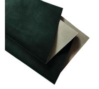 Real Leather Sheets | Full Grain Tooling Leather | 1.3-1.5mm Thick | Cowhide Leather Sheet for Leathercrafts, Repairing and Home Decor by Kozmo (Forest Green Oil-Tanned, 12" X 12")