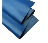 Real Leather Sheets | Full Grain Tooling Leather | 1.3-1.5mm Thick | Cowhide Leather Sheet for Leathercrafts, Repairing and Home Decor by Kozmo (Cobalt Blue - Litchi Embossed, 12" X 24")