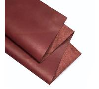 Real Leather Sheets | Full Grain Tooling Leather | 1.3-1.5mm Thick | Cowhide Leather Sheet for Leathercrafts, Repairing and Home Decor by Kozmo (Maroon, 8" X 12")