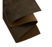 Real Leather Sheets | Full Grain Tooling Leather | 1.3-1.5mm Thick | Cowhide Leather Sheet for Leathercrafts, Repairing and Home Decor by Kozmo (Cedar Brown Oil-Tanned, 12" X 24")