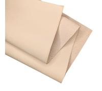 Real Leather Sheets | Full Grain Tooling Leather | 1.3-1.7 mm Thick | Cowhide Leather Sheet for Leathercrafts, Repairing and Home Decor by Kozmo (Cream Tone Veg Tan, 8" X 12")