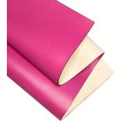 Real Leather Sheets | Full Grain Tooling Leather | 1.8-2.0mm | Thick Cowhide Leather Sheet for Leathercrafts, Repairing and Home Decor by Kozmo (Hot Pink, 12" X 12")