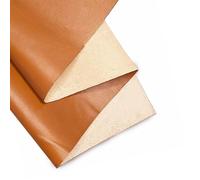 Real Leather Sheets | Full Grain Tooling Leather | 1.8-2.0mm | Thick Cowhide Leather Sheet for Leathercrafts, Repairing and Home Decor by Kozmo (Caramel Brown, 12" X 12")