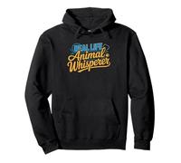 Real Life Animal Whisperer Vet Tech Identity Veterinary Pullover Hoodie