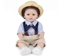 Real Life Baby Dolls, 21.6 Inch Realistic Silicone Reborn Babies Doll