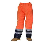 REAL LIFE FASHION LTD High Visibility Work Vest Top for Adults Men Reflective Safety Security Waistcoat with Hi Viz Strips, Lightweight Breathable Workwear, Roadside & Warehouse Jobs UK Size S-5XL