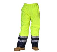 REAL LIFE FASHION LTD High Visibility Work Vest Top for Adults Men Reflective Safety Security Waistcoat with Hi Viz Strips, Lightweight Breathable Workwear, Roadside & Warehouse Jobs UK Size S-5XL