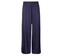 REAL LIFE FASHION LTD Ladies Plain Flared Trouser Womens Wide Leg Full Length Trouser Fancy Party Stretchy Palazzo Elasticated Waist Stretchy Pant Trouser Plus Size