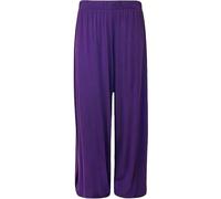REAL LIFE FASHION LTD Ladies Wide Leg Plain and Printed Palazzo Summer Wear Beach Trousers Women Plus Size Baggy Pants Floral Printed Bottoms Casual Wear Trousers Palazzo Pants UK Size 8-26 Purple