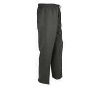 REAL LIFE FASHION LTD Mens Adjustable Waist Plain Rugby Trousers Straight Leg Golf Pants Adults Casual Wear Work Pants Smart Rugby Bottoms (Grey Waist 42"/ Inside Leg 31")