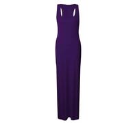REAL LIFE FASHION LTD Women Racer Muscle Back Maxi Sleeveless Jersey Long Dress Ladies Summer Fashion Outdoor Party Dress Street Wear Long Casual Dress