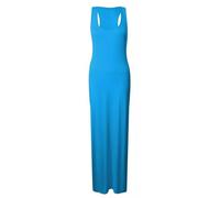REAL LIFE FASHION LTD Women Racer Muscle Back Maxi Sleeveless Jersey Long Dress Ladies Summer Fashion Outdoor Party Dress Street Wear Long Casual Dress