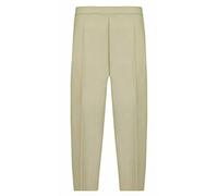 REAL LIFE FASHION LTD Women’s 3/4 Elasticated Waist Capri Trousers Slim Fit Cropped Pants Ladies 2 Pockets Stretchy Office Formal Wear Plain Pants Summer Trousers Plus Size UK 8-24 Stone