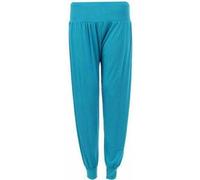 REAL LIFE FASHION LTD Womens Cuffed Bottom Baggy Harem Ali Baba Trousers Summer Sports Cuffed Pants Ladies Active Wear Yoga Pants Arabic Belly Dance Herem Pants Jogging Trousers (Turquoise UK 20-22)