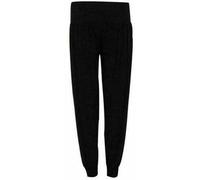 REAL LIFE FASHION LTD Womens Cuffed Bottom Baggy Harem Ali Baba Trousers Black