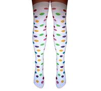 REAL LIFE FASHION LTD Womens Over the Knee High Heart Printed Socks Ladies Cute and Stylish Long Stocking with Adorable Heart Patterns for Casual Wear, or Cosplay Outfits Socks