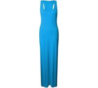 REAL LIFE FASHION LTD Womens Racer Muscle Back Maxi Dress Ladies Sleeveless Long Jersey Suit Summer Casual Wear Outdoor Long Racer Back Wardrobe Party Wear Long Maxi Top Plus Size UK 8-26 Turquoise